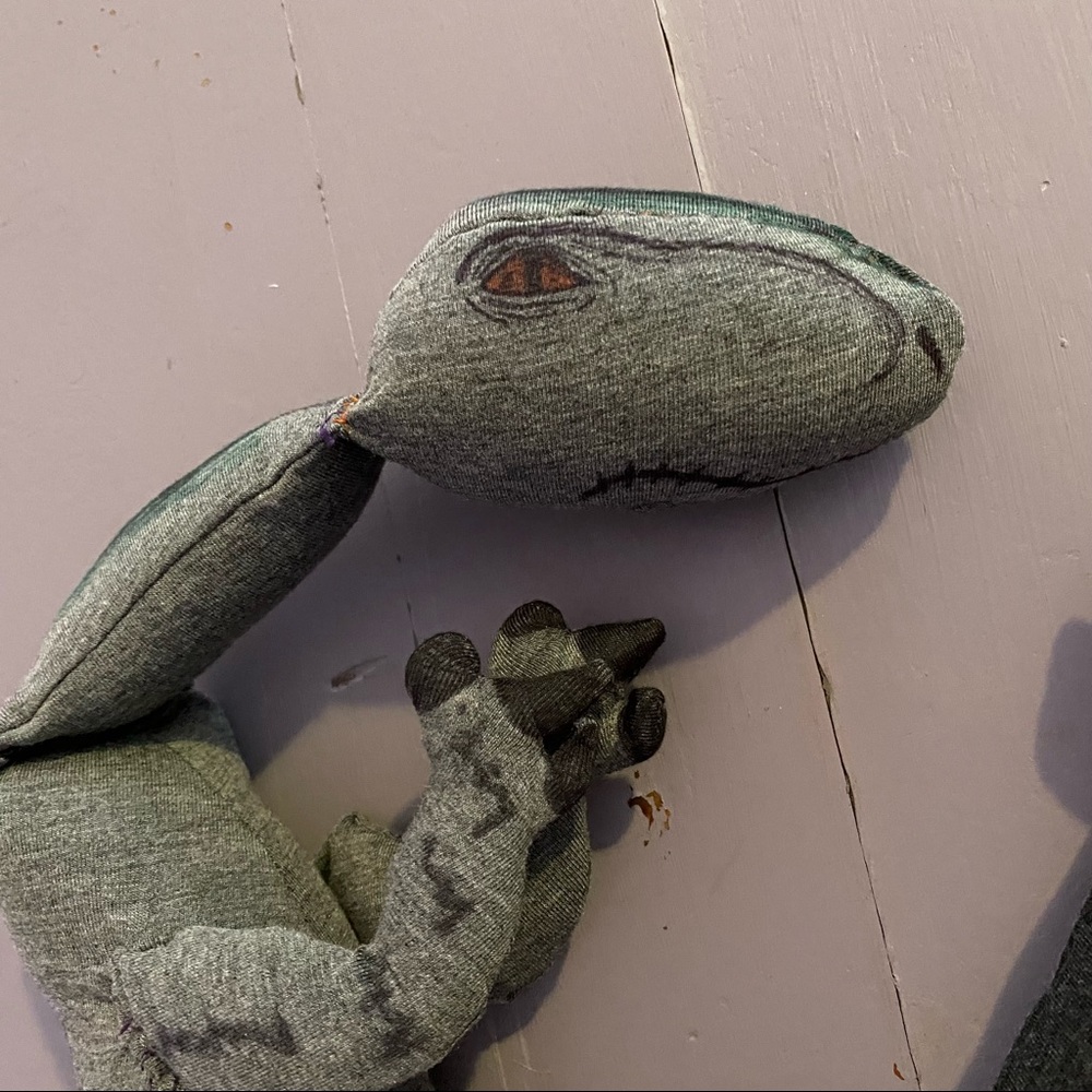 🦕Delta🦕 Jurassic WORLD 25” PLUSH Dinosaur HANDMADE Custom COLLECTIBLE